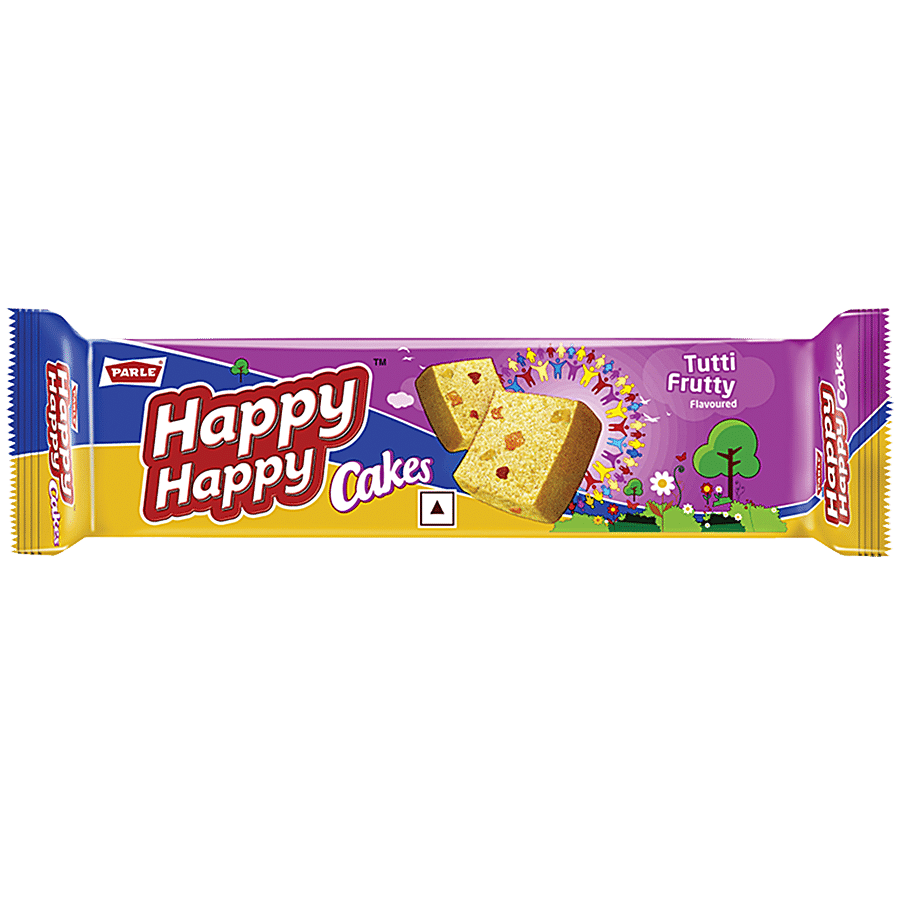 PARLE Happy Happy Cake - Tutti Frutty Flavoured