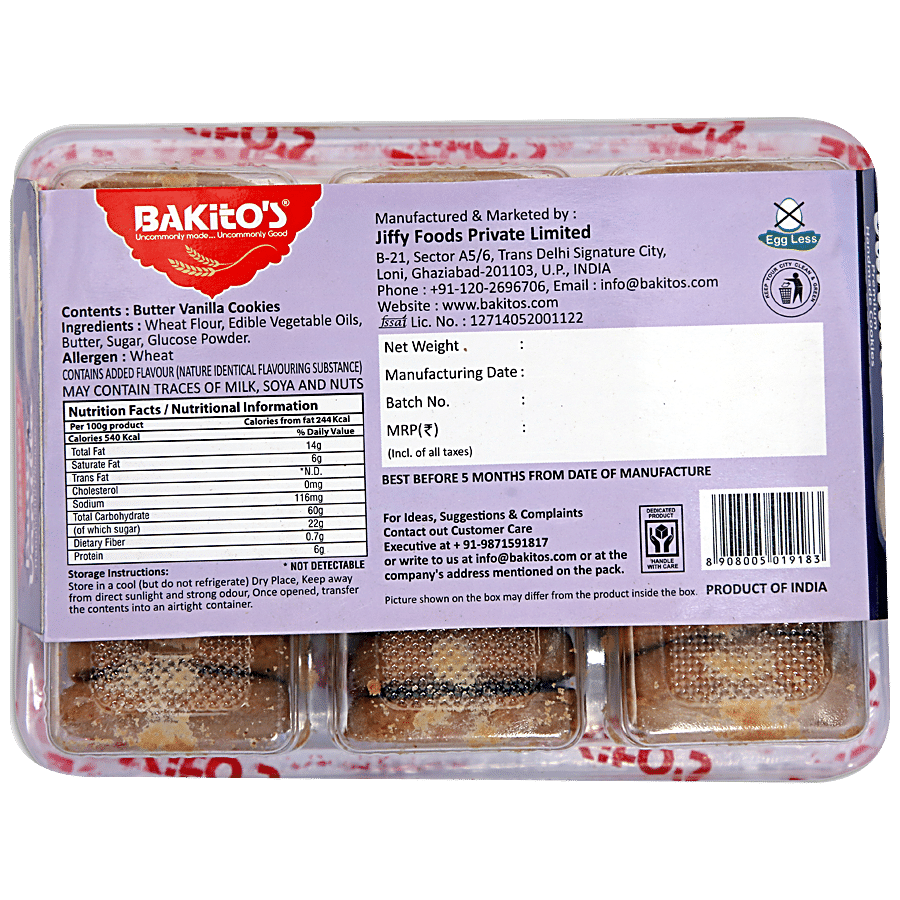 BAKITO'S Butter Vanilla Cookies - Premium