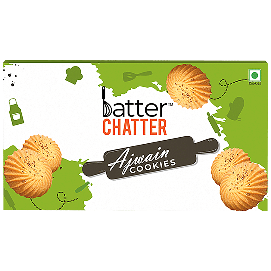 BATTER CHATTER Ajwain Cookies - Crunchy Snack