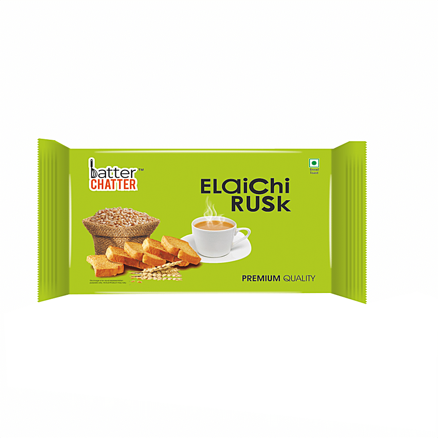 BATTER CHATTER Elaichi Rusk - Crunchy Snack