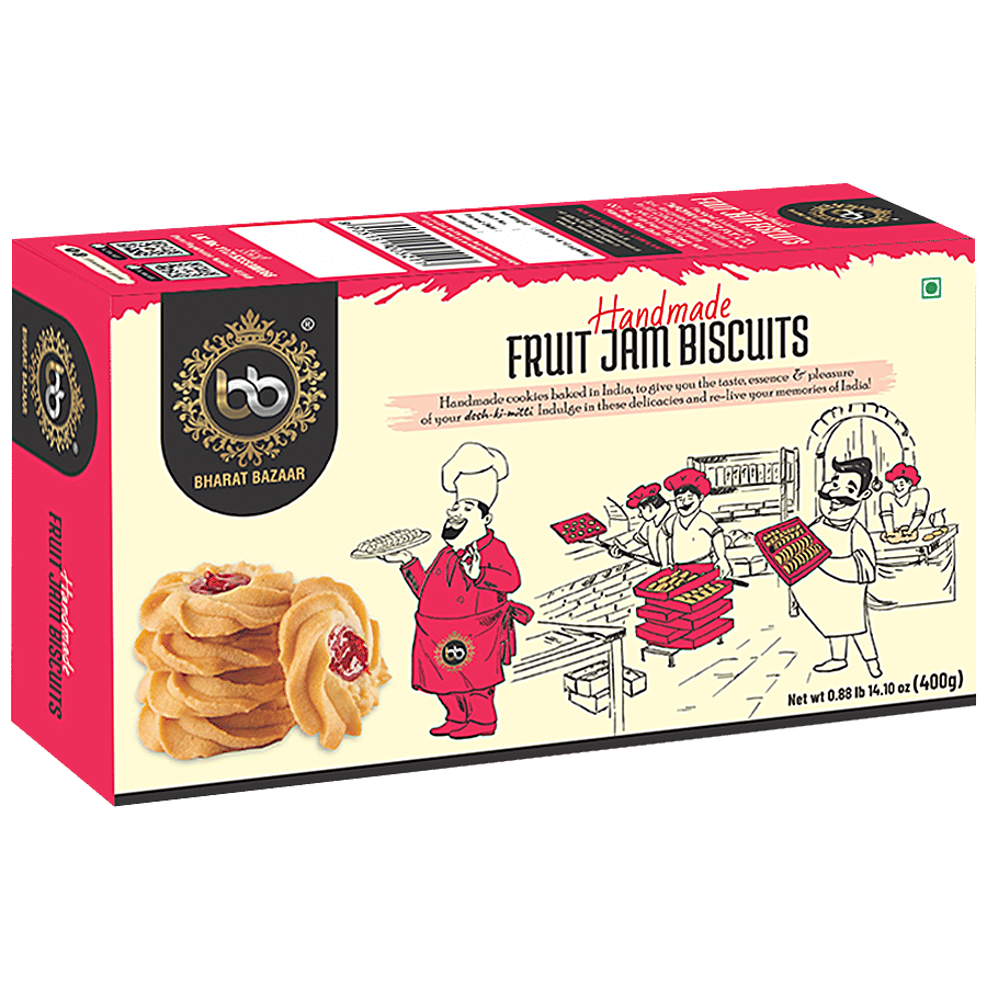 Bharat Bazaar  Fruit Jam Biscuits