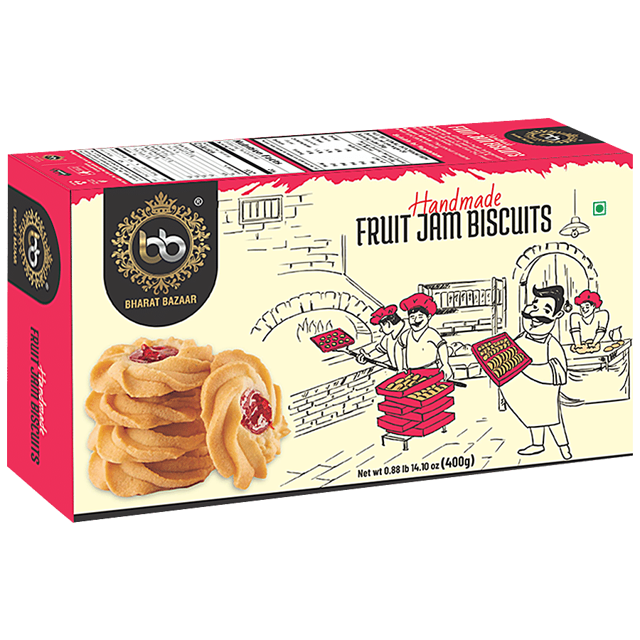 Bharat Bazaar  Fruit Jam Biscuits