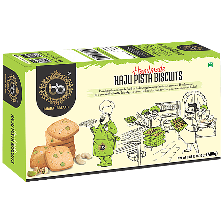 Bharat Bazaar  Kaju Pista Biscuits