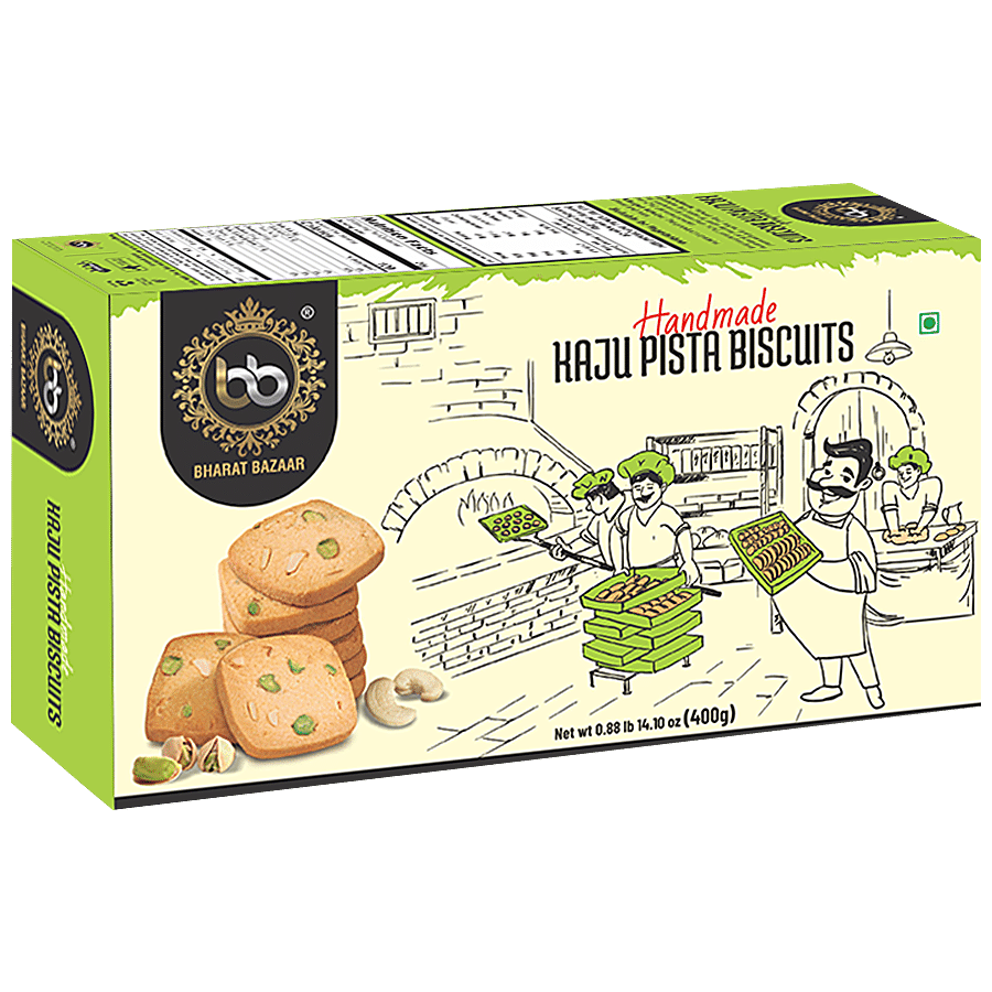 Bharat Bazaar  Kaju Pista Biscuits