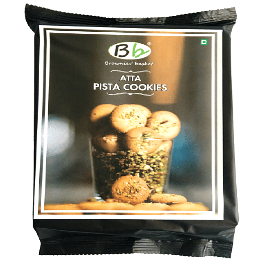 Brownies Basket Atta Pista Cookies