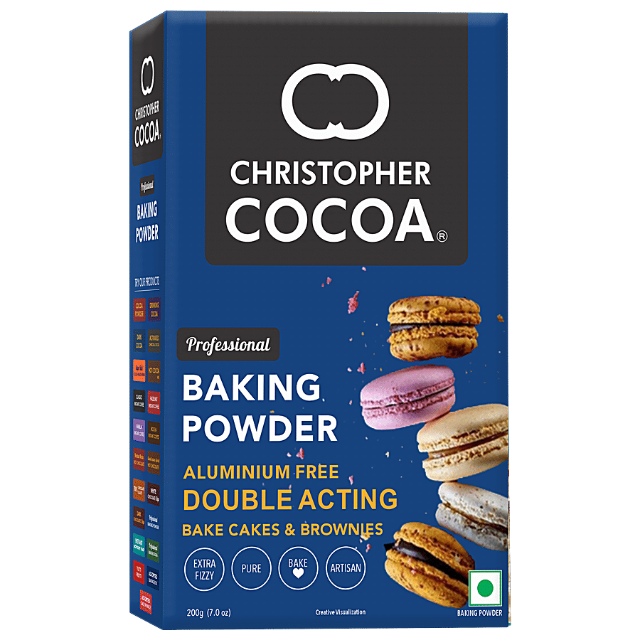 Christopher Cocoa Baking Powder - Aluminium Free Double Action