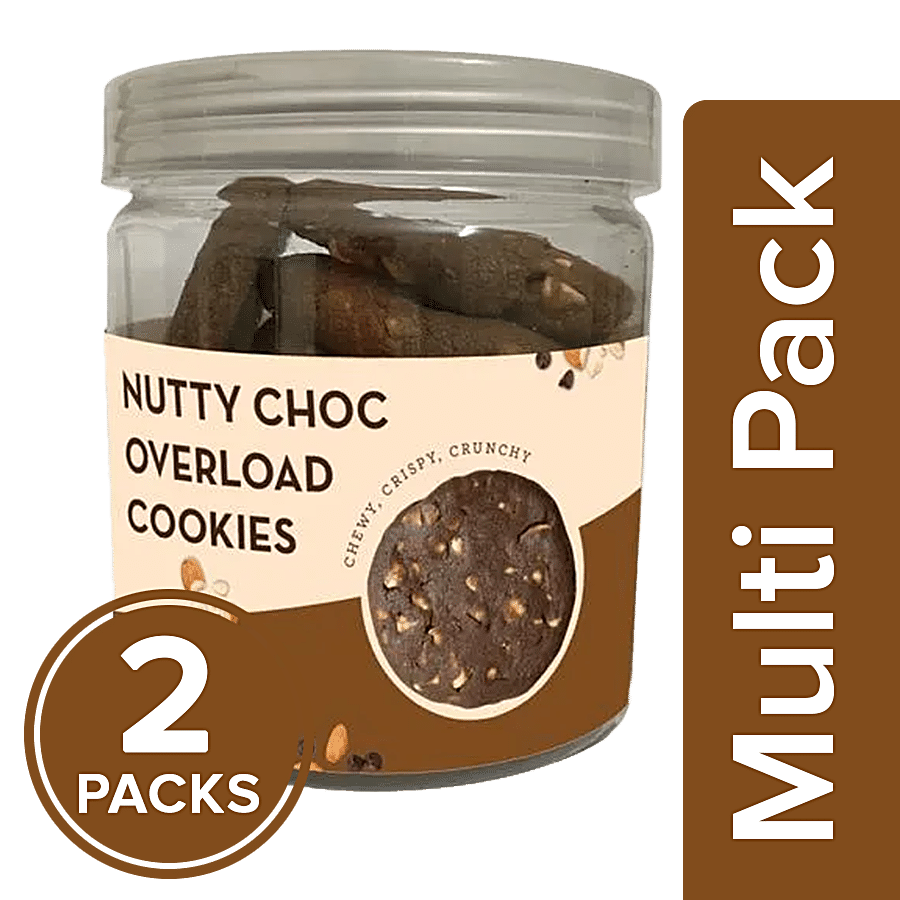 Cookie Man Nutty Choc Overload Chewy Cookies