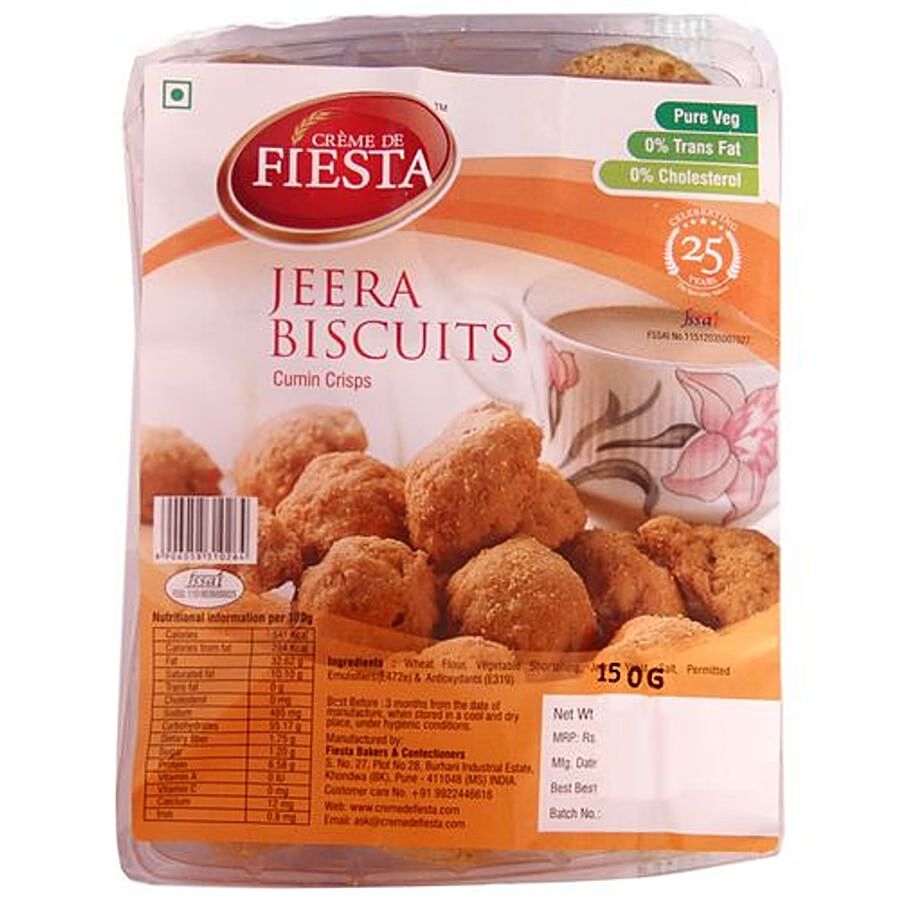 Creme De Fiesta Biscuits - Badami Jeera