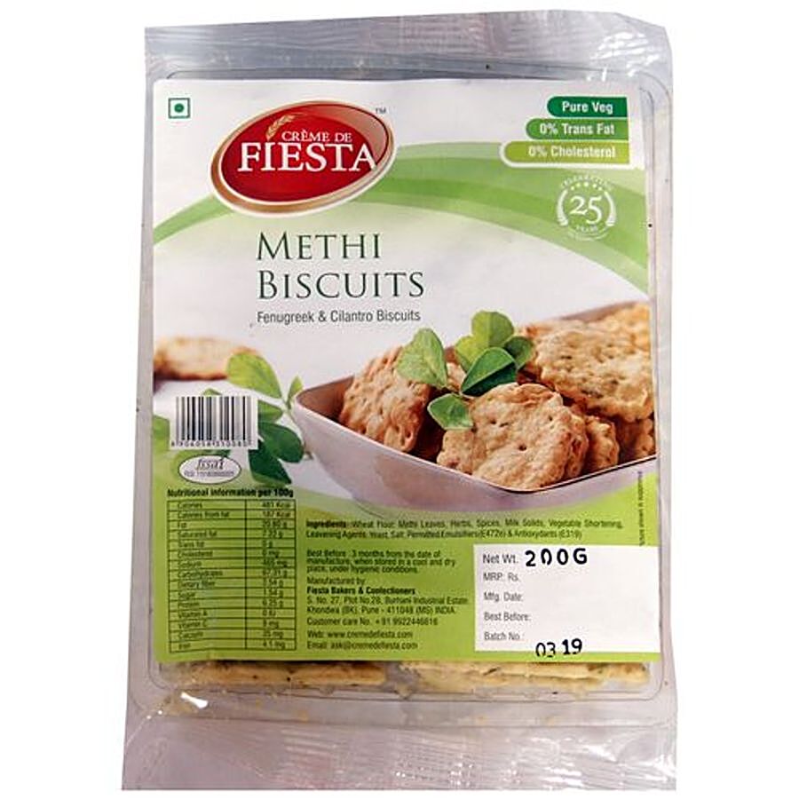 Creme De Fiesta Biscuits - Methi