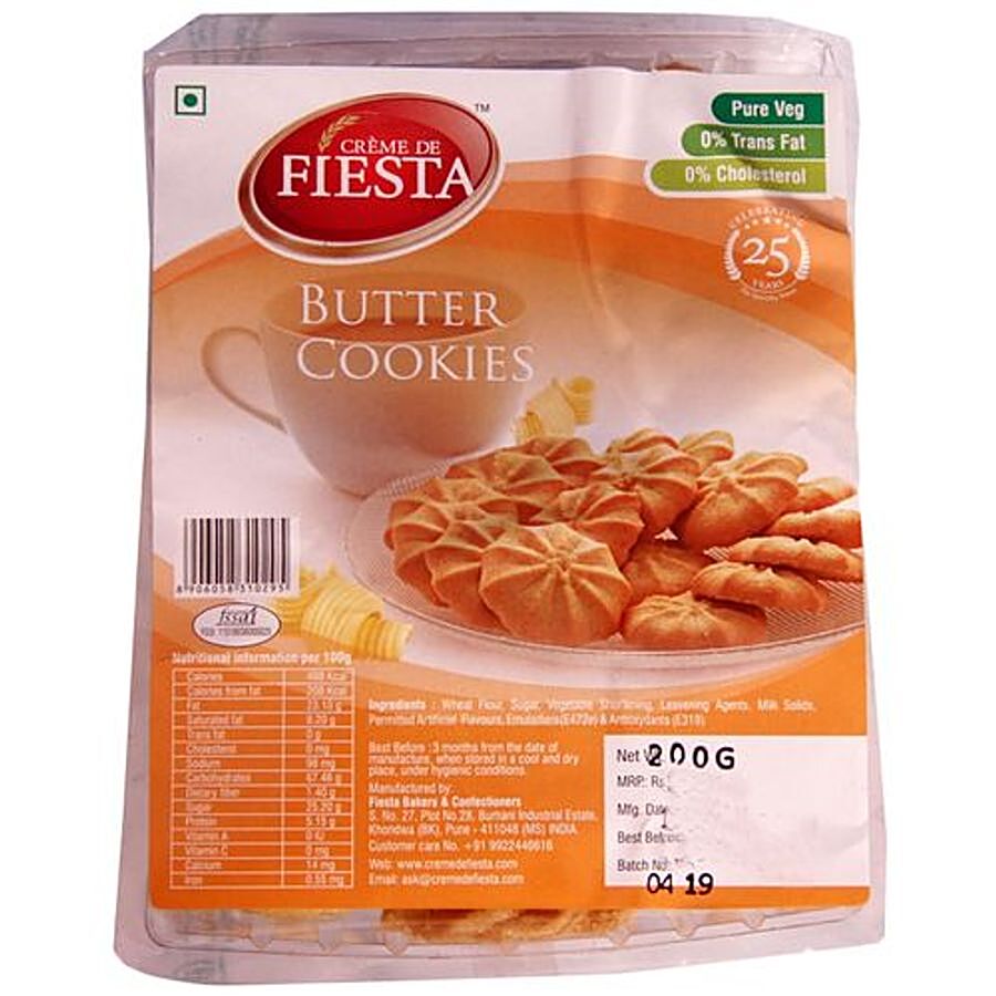 Creme De Fiesta Cookies - Butter