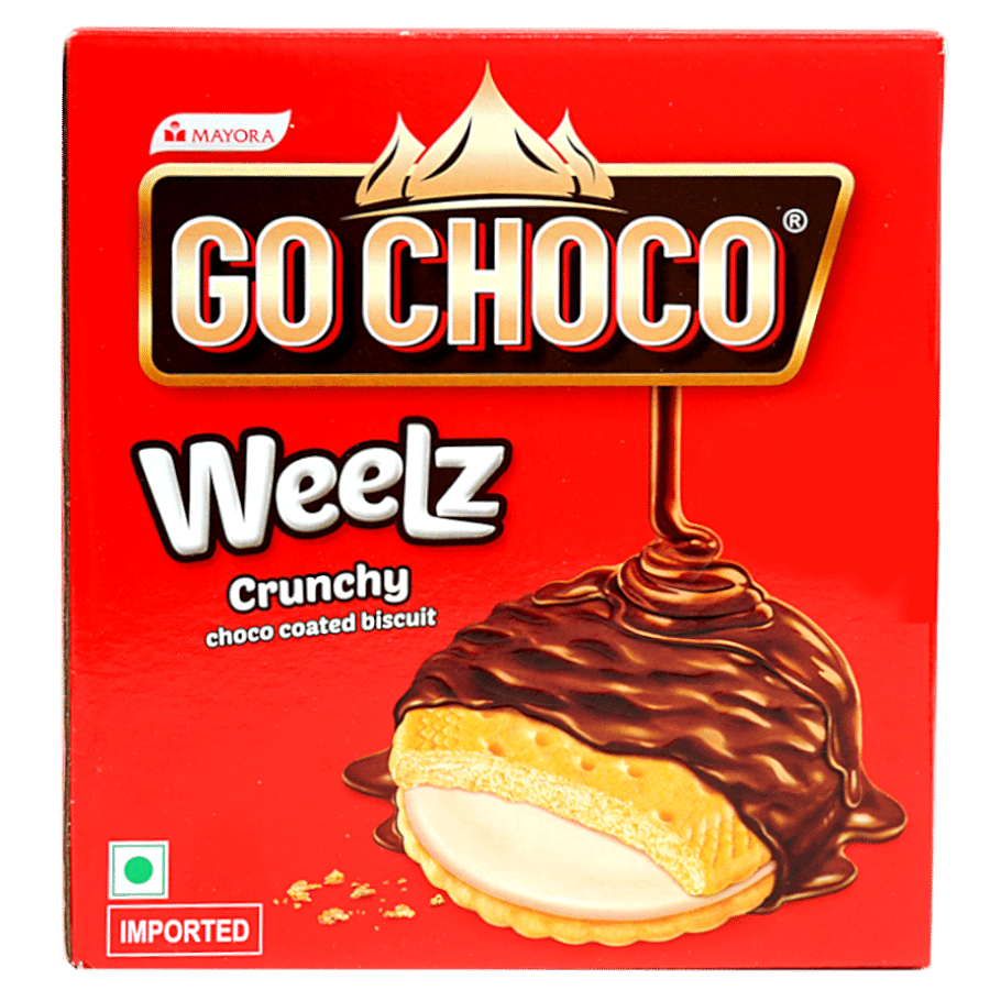 GO CHOCO Weelz Crunchy Choco Coated Biscuit