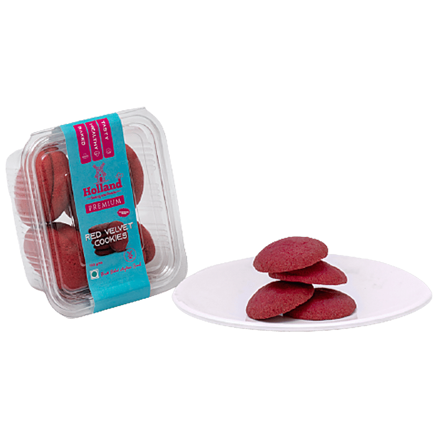 Holland Bakery & Snacks Premium Red Velvet Cookies - Teatime Snack