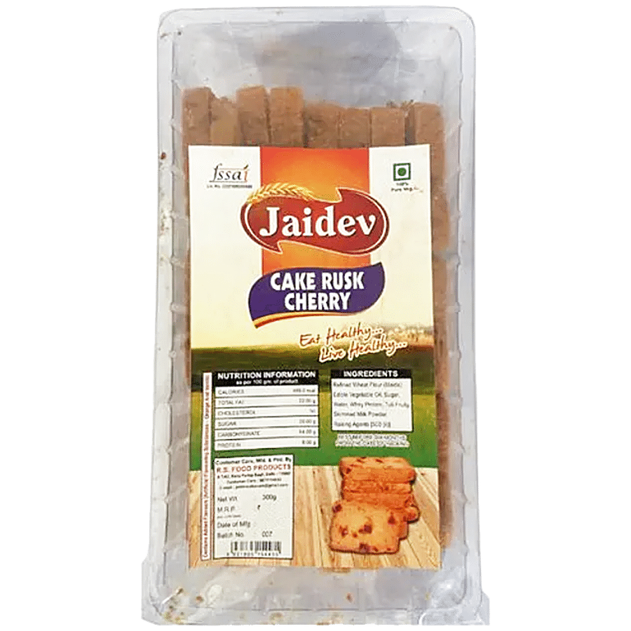 Jaidev Cake Rusk - Cherry