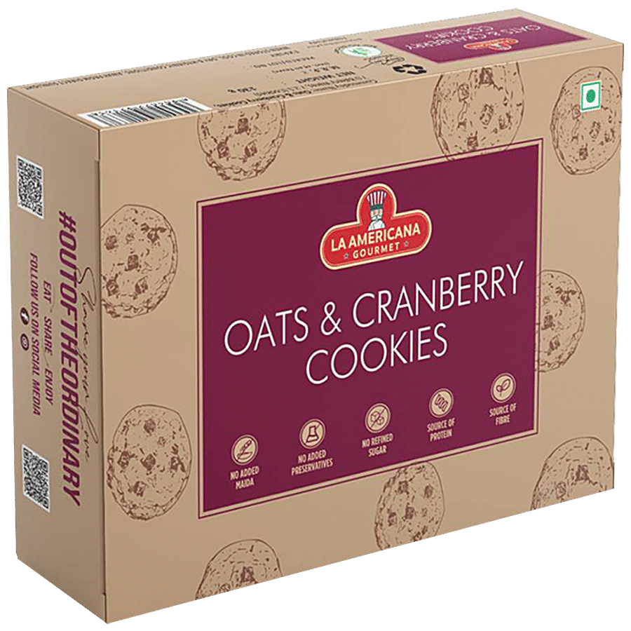 LA Americana Oats & Cranberry Cookies - Crunchy