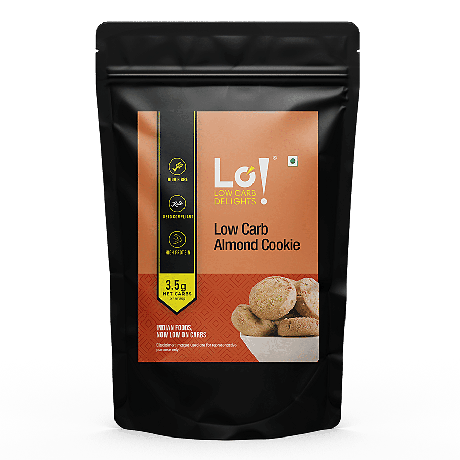 LO! Foods Low Carb Almond Cookies - 3.5g Net Carbs Per Serving