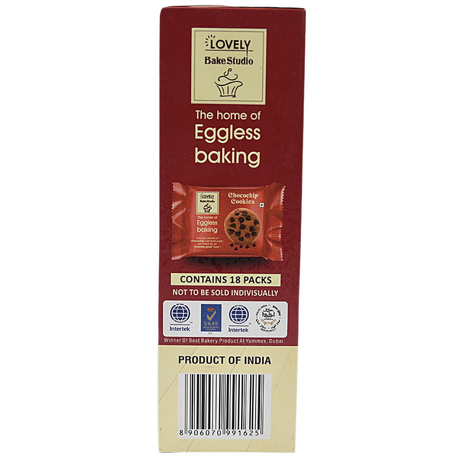 Lovely Bake Studio Choco Chips Cookies - 100% Eggless