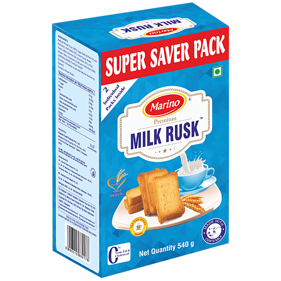 Marino Premium Milk Rusk - Healthy