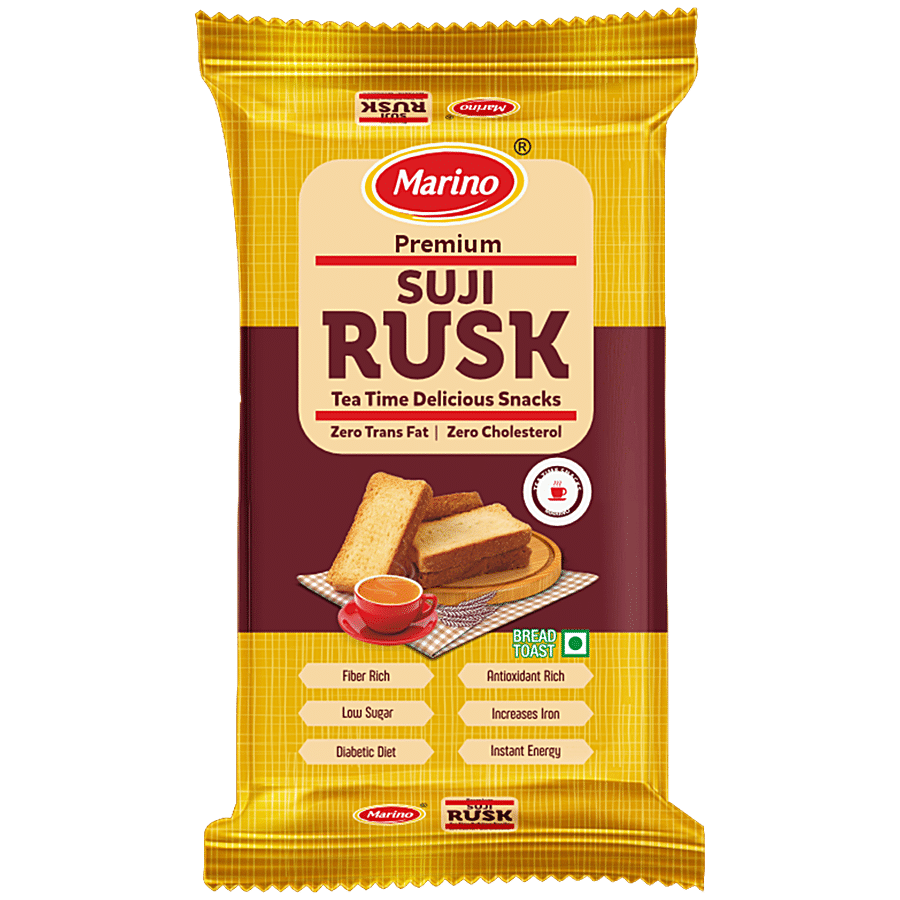 Marino Premium Suji Rusk - Rich In Antioxidants & Fibre