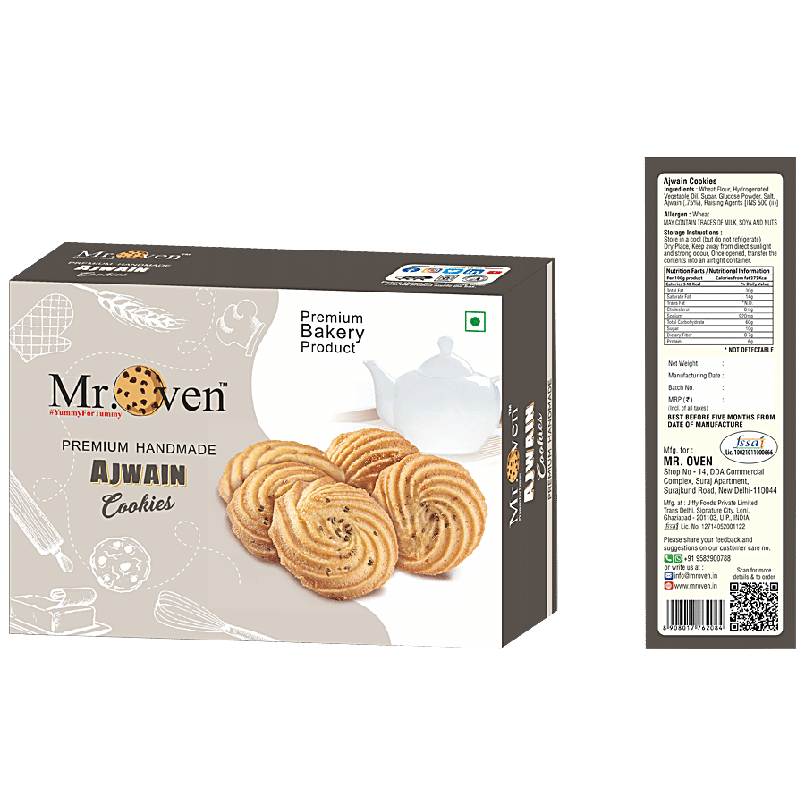 Mr Oven Ajwain Cookies - Premium Handmade