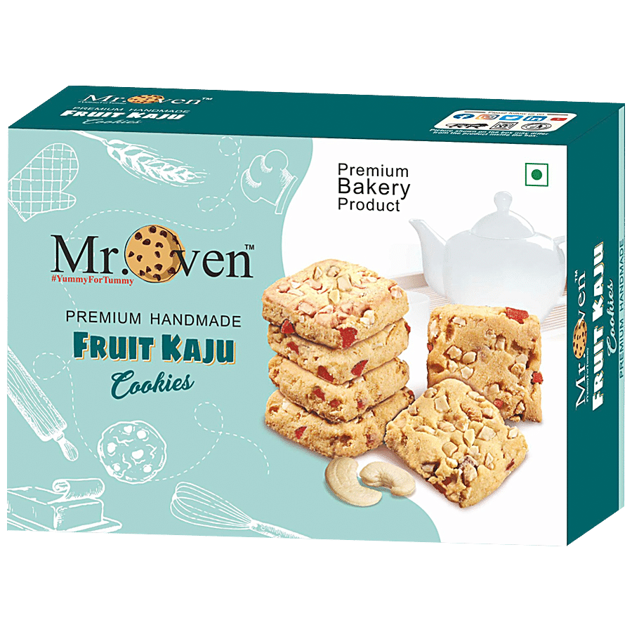 Mr Oven Fruit Kaju Cookies - Premium Handmade