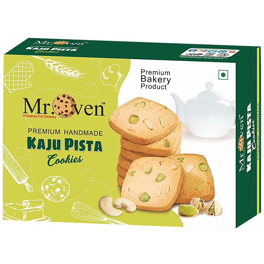 Mr Oven Kaju Pista Cookies - Premium Handmade