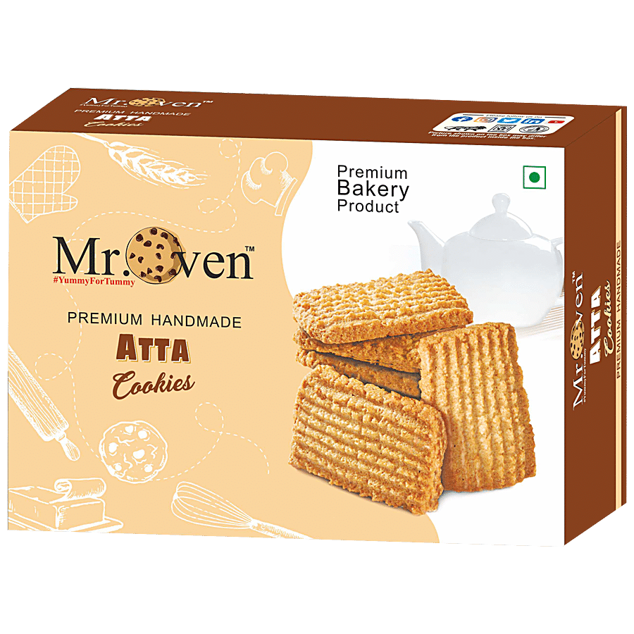 Mr Oven Plain Atta Cookies - Premium Handmade