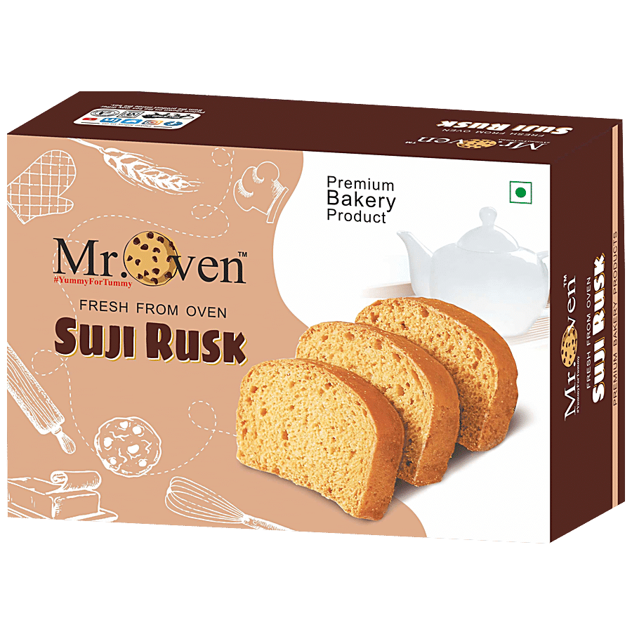 Mr Oven Suji Rusk - Premium Handmade