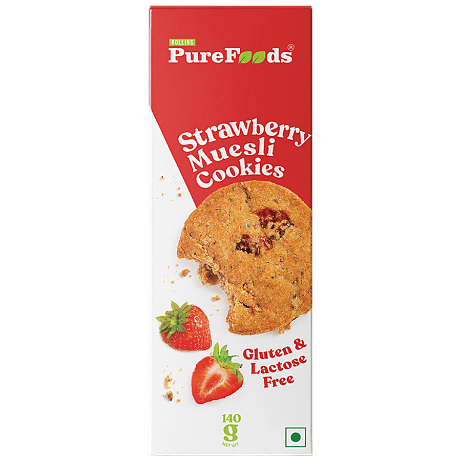 PureFoods Strawberry Muesli Cookies - Gluten-free