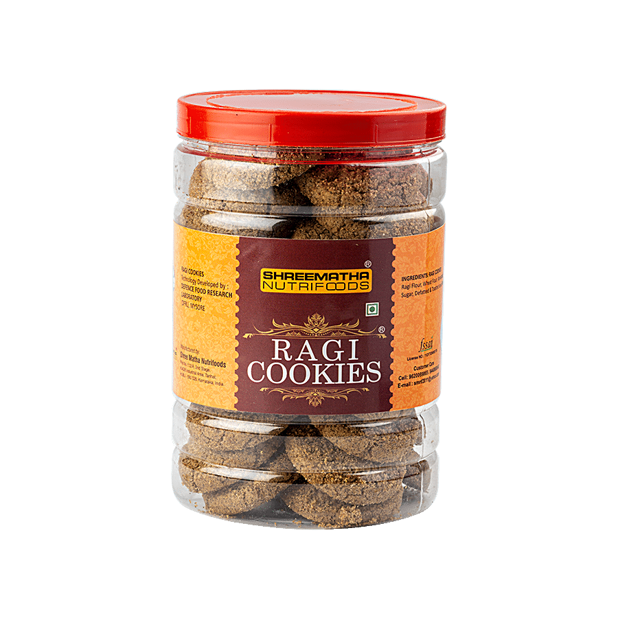 SHREEMATHA Ragi Cookies - Plain