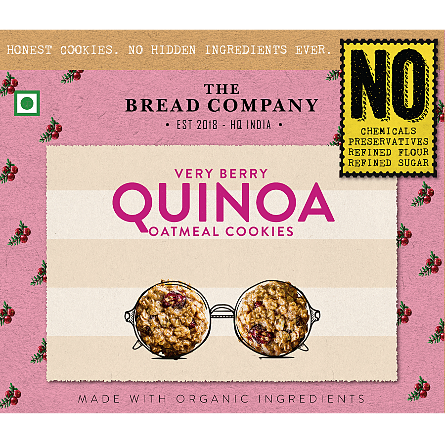 The Bread Company Very Berry Quinoa Oatmeal Cookies