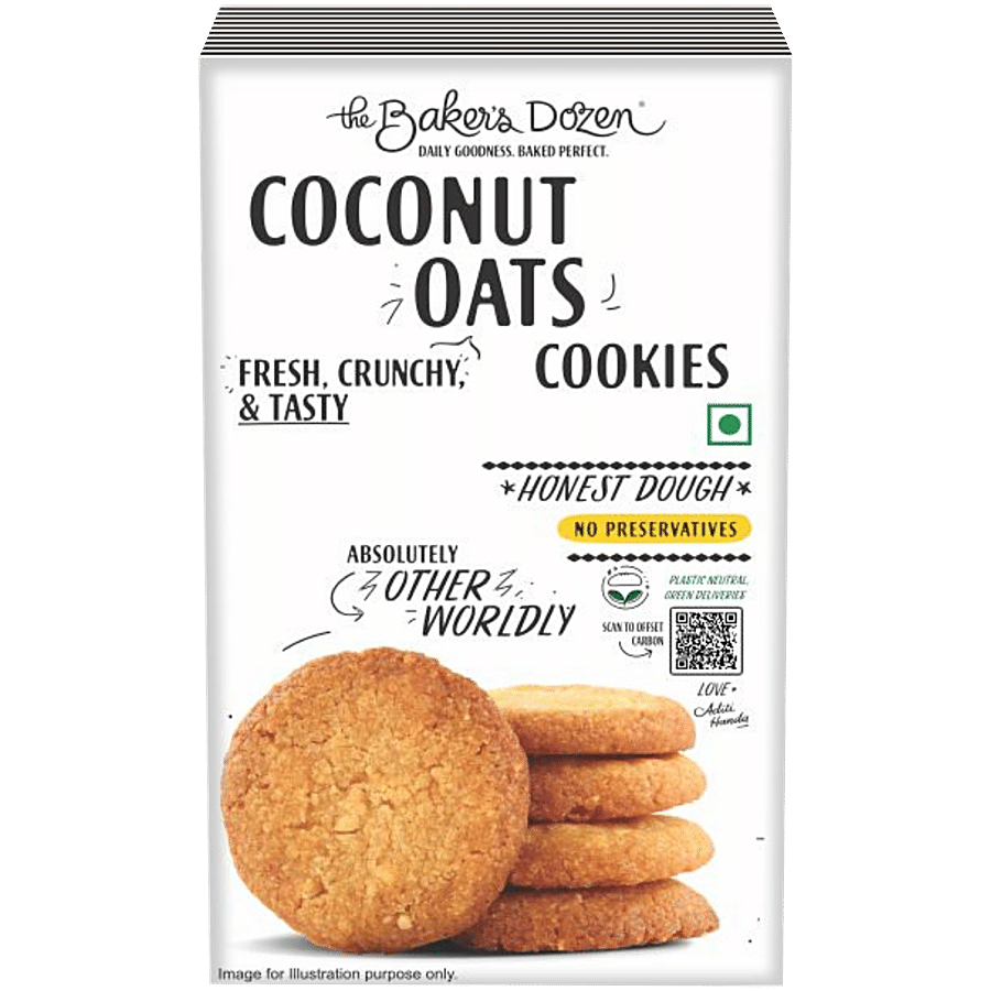 The Baker's Dozen Coconut Oats Cookies