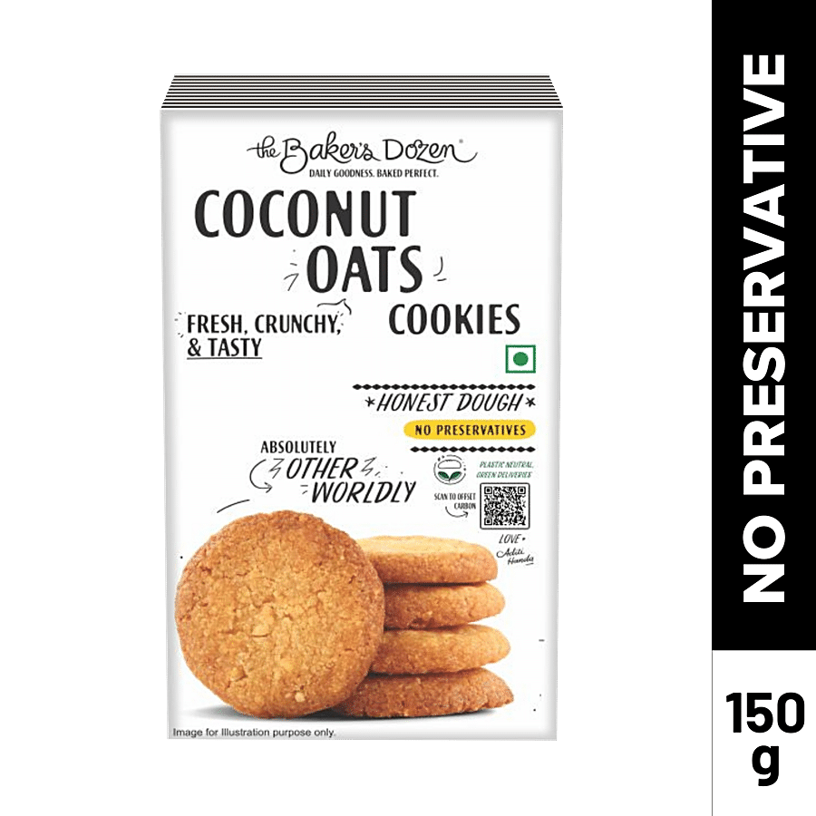 The Baker's Dozen Coconut Oats Cookies