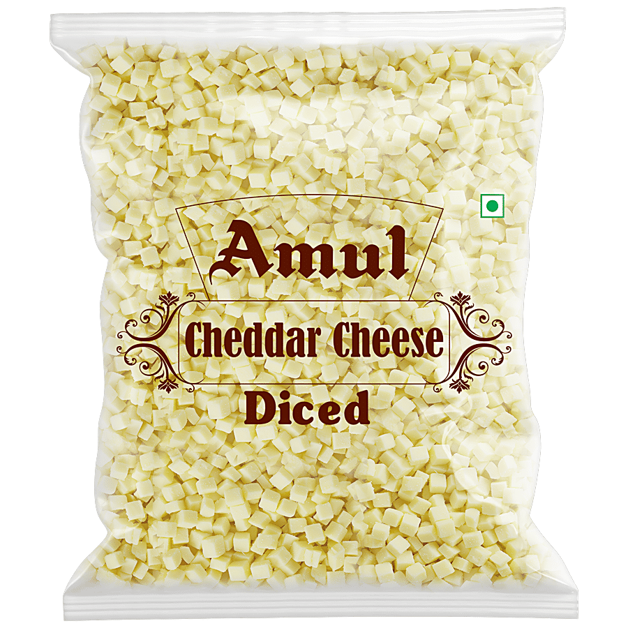 Amul Cheddar Cheese Diced