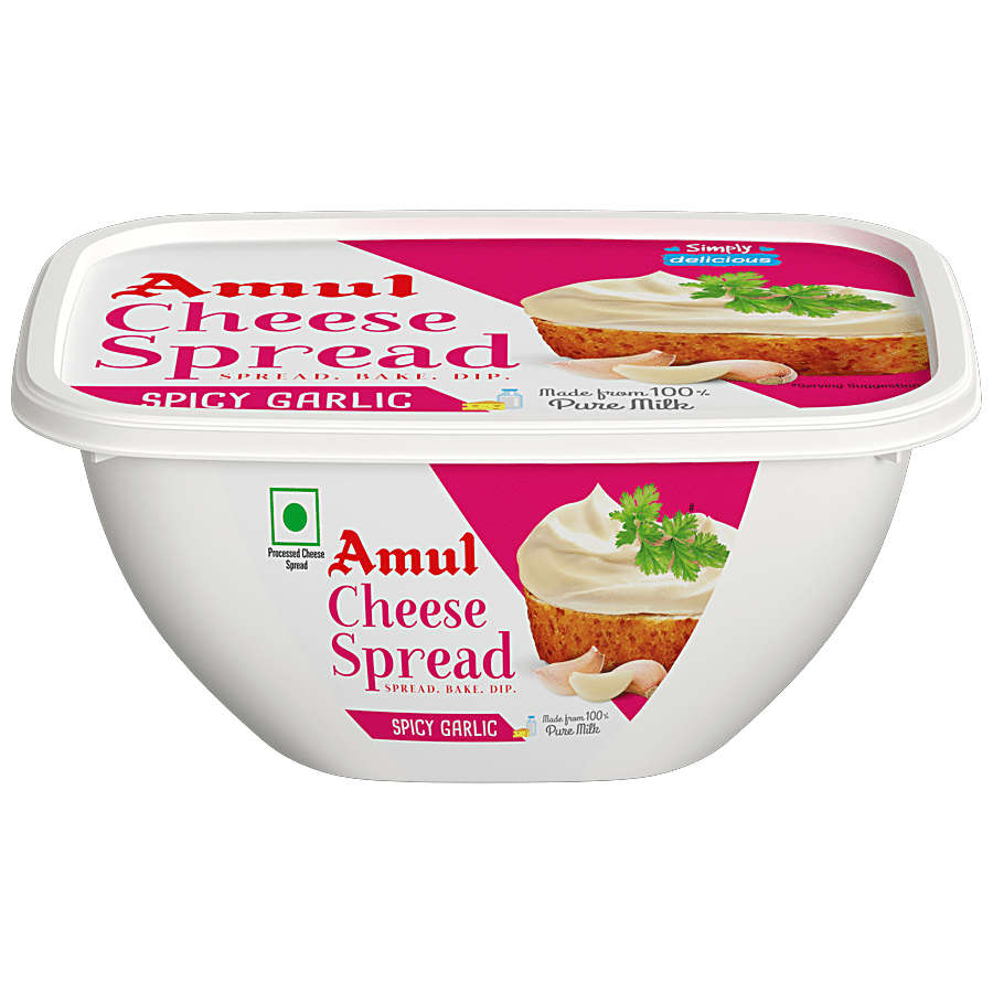 Amul Cheese Spread - Spicy Garlic