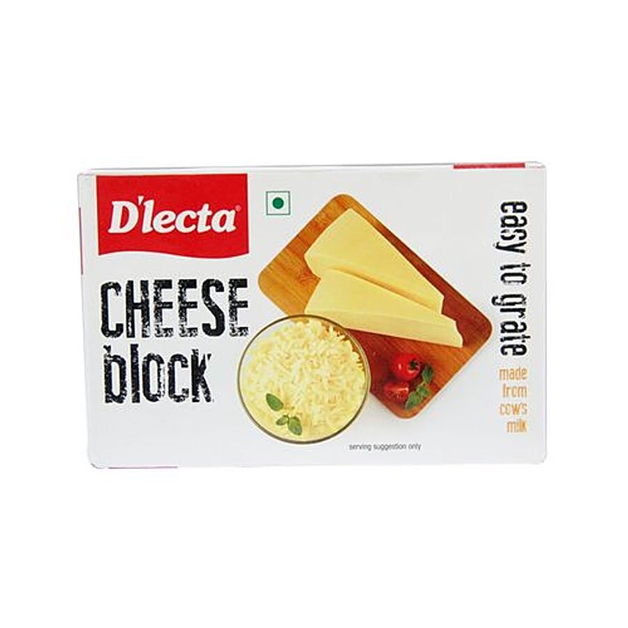 D'lecta Processed Cheese Block - Made from Cow's Milk