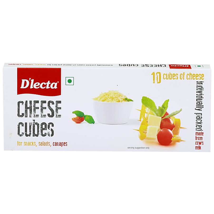 D'lecta Processed Cheese Cubes - Made from Cow's Milk