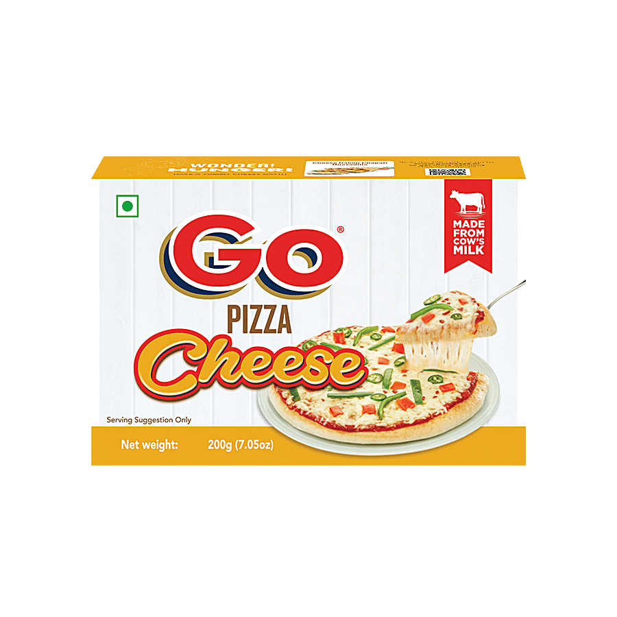 Go Processed Pizza Mozzarella & Cheddar Cheese