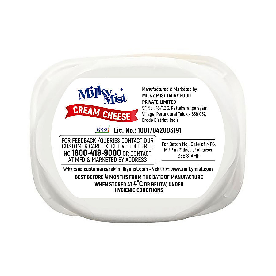 Milky Mist Cream Cheese - Natural & Fresh