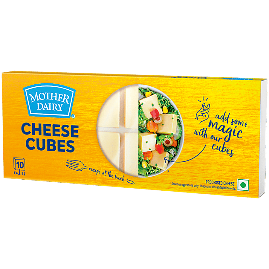 Mother Dairy Processed Cheese Cubes