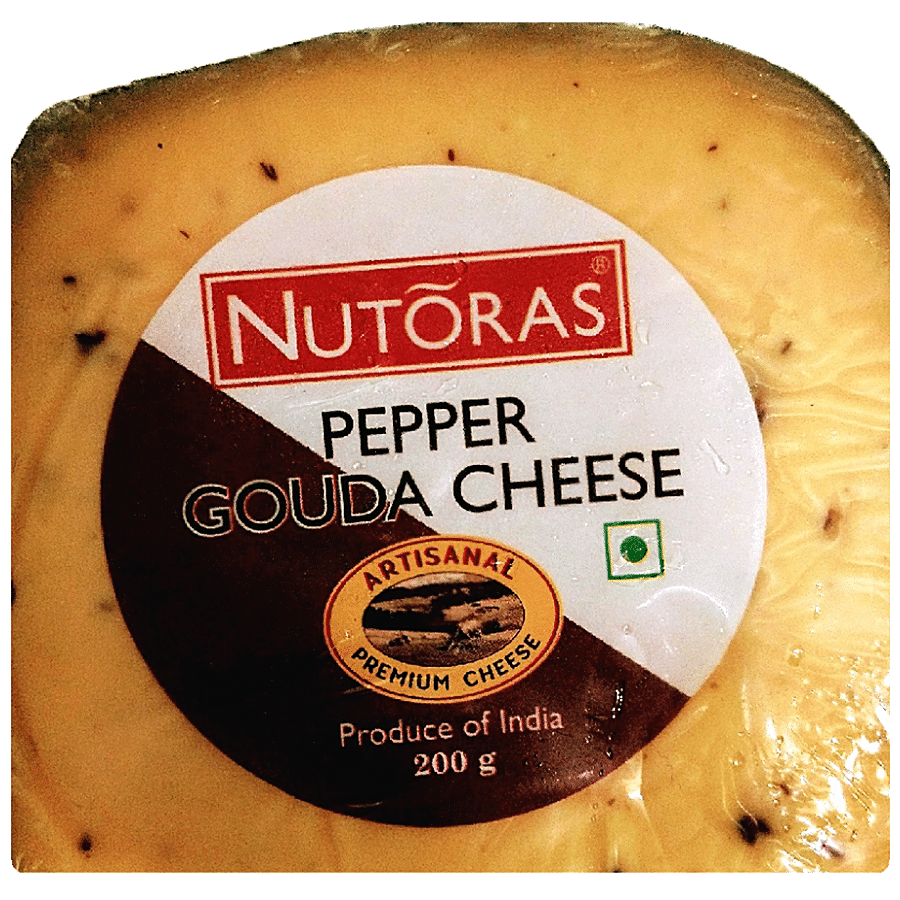 NUTORAS Pepper Gouda Cheese - Pure