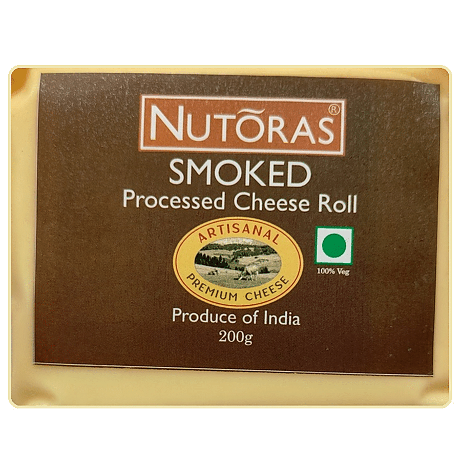 NUTORAS Smoked Processed Cheese Roll - Pure