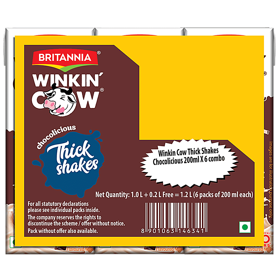 Britannia Winkin' Cow - Choco Milkshake