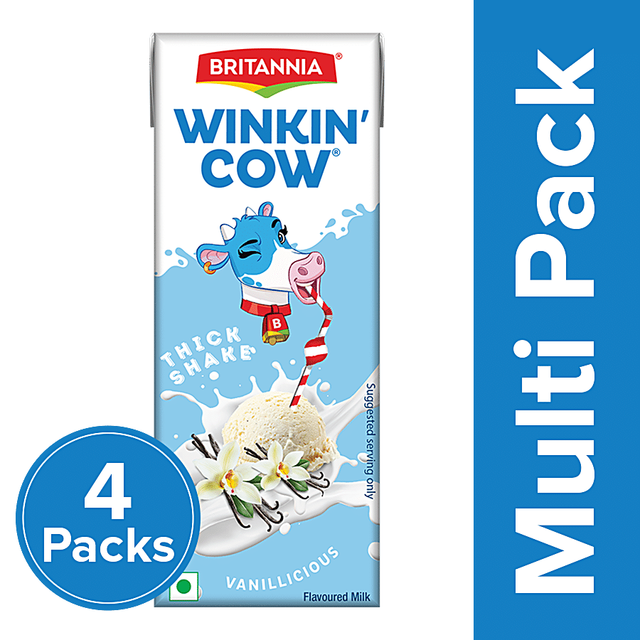 Britannia Winkin' Cow Vanillicious Thick Milkshake