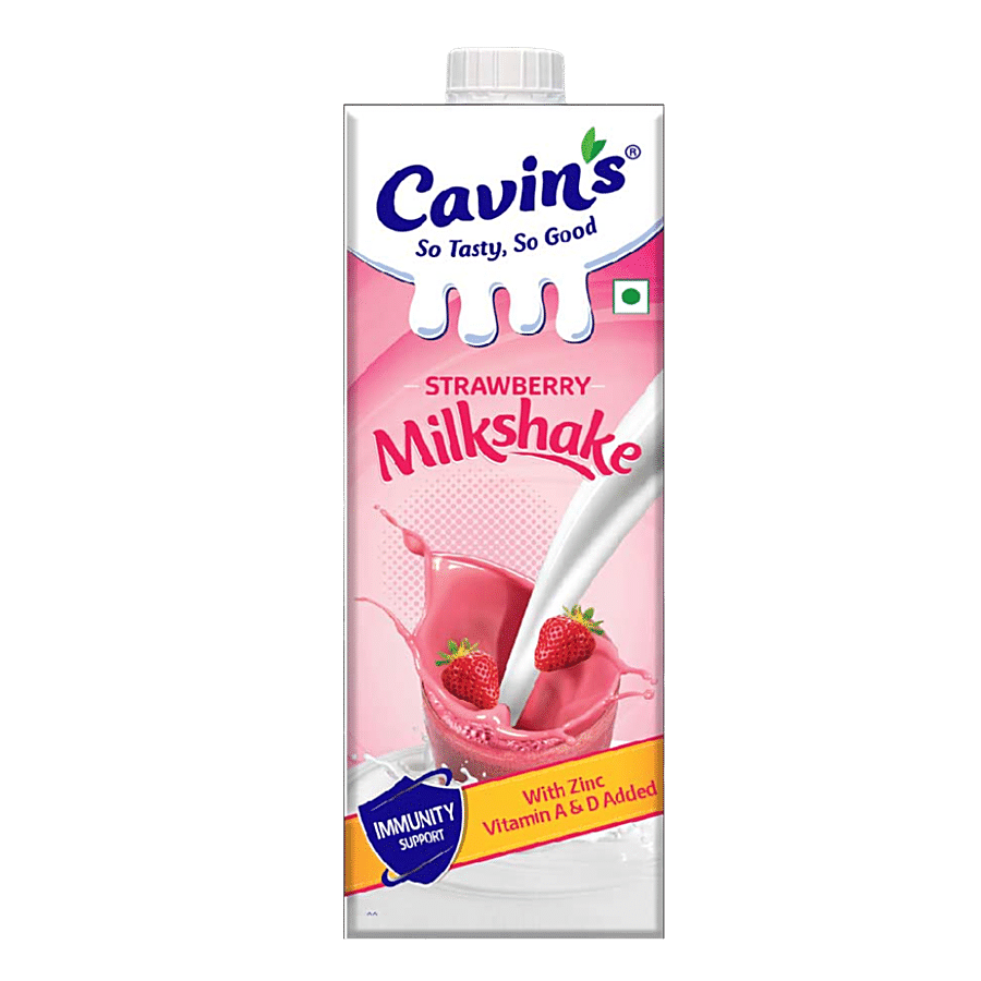 Cavins Strawberry Milkshake - With Zinc