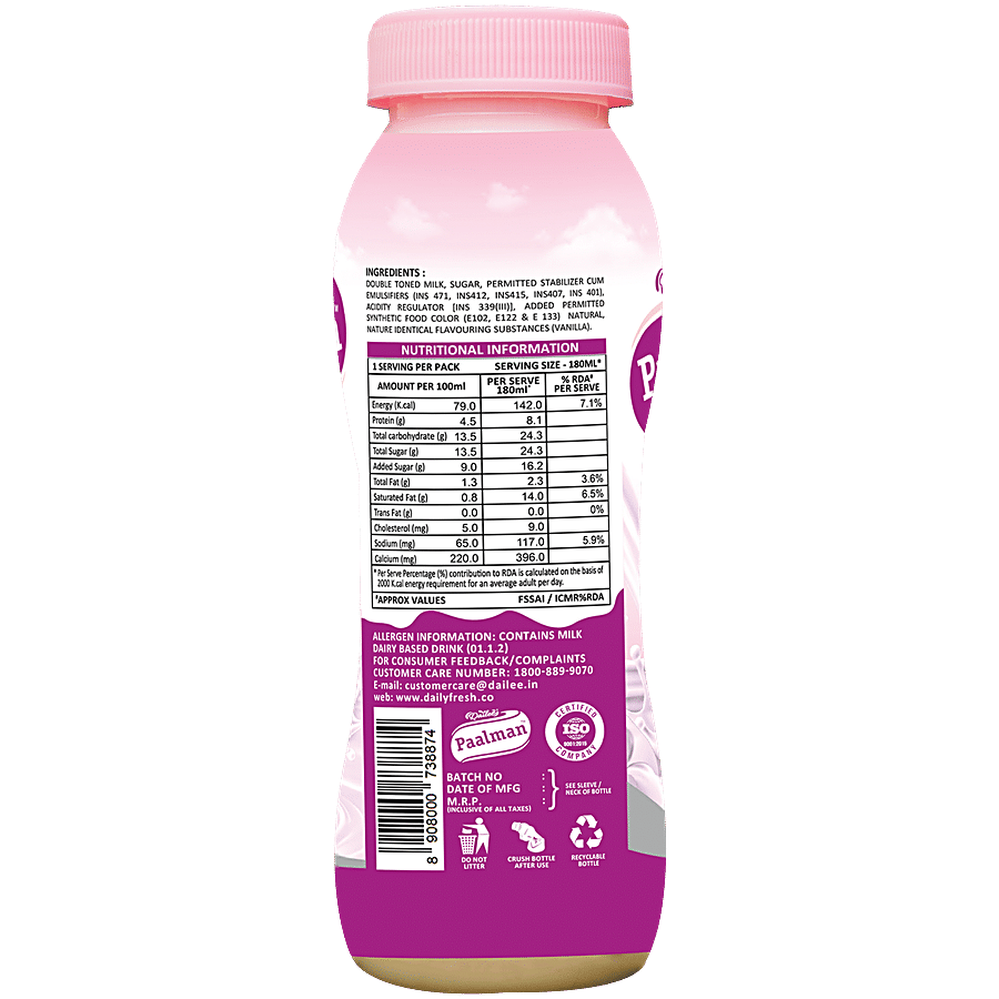 Dailee Paalman Vanilla Flavoured Milk