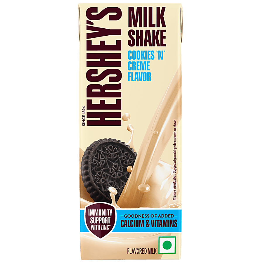 Hershey's Cookies N Creme Flavor Milkshake