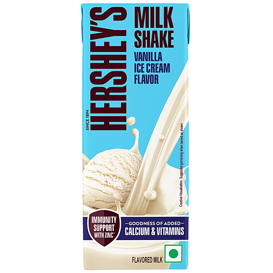 Hershey's Vanilla Ice Cream Flavor Milkshake