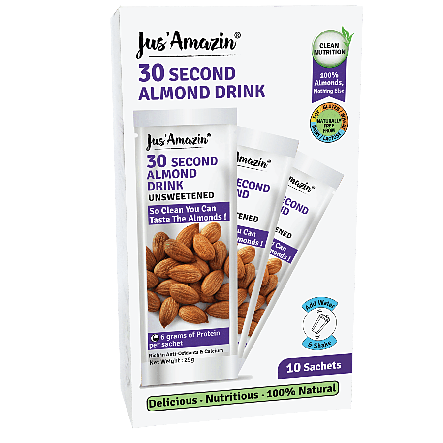 Jus Amazin 30 Second Almond Drink - Unsweetened