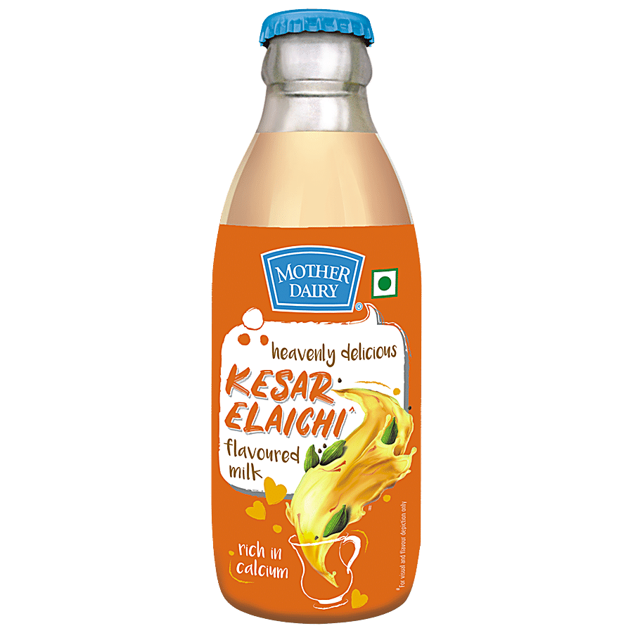 Mother Dairy Kesar Elaichi Flavoured Milk