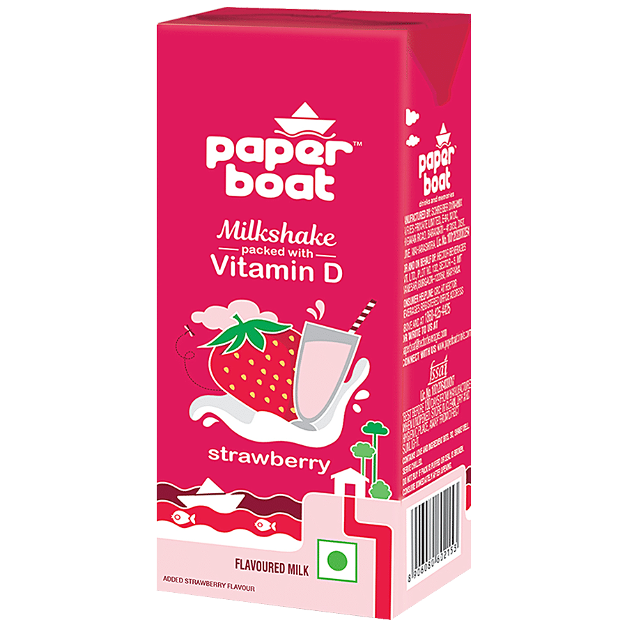 Paper Boat Strawberry Milkshake